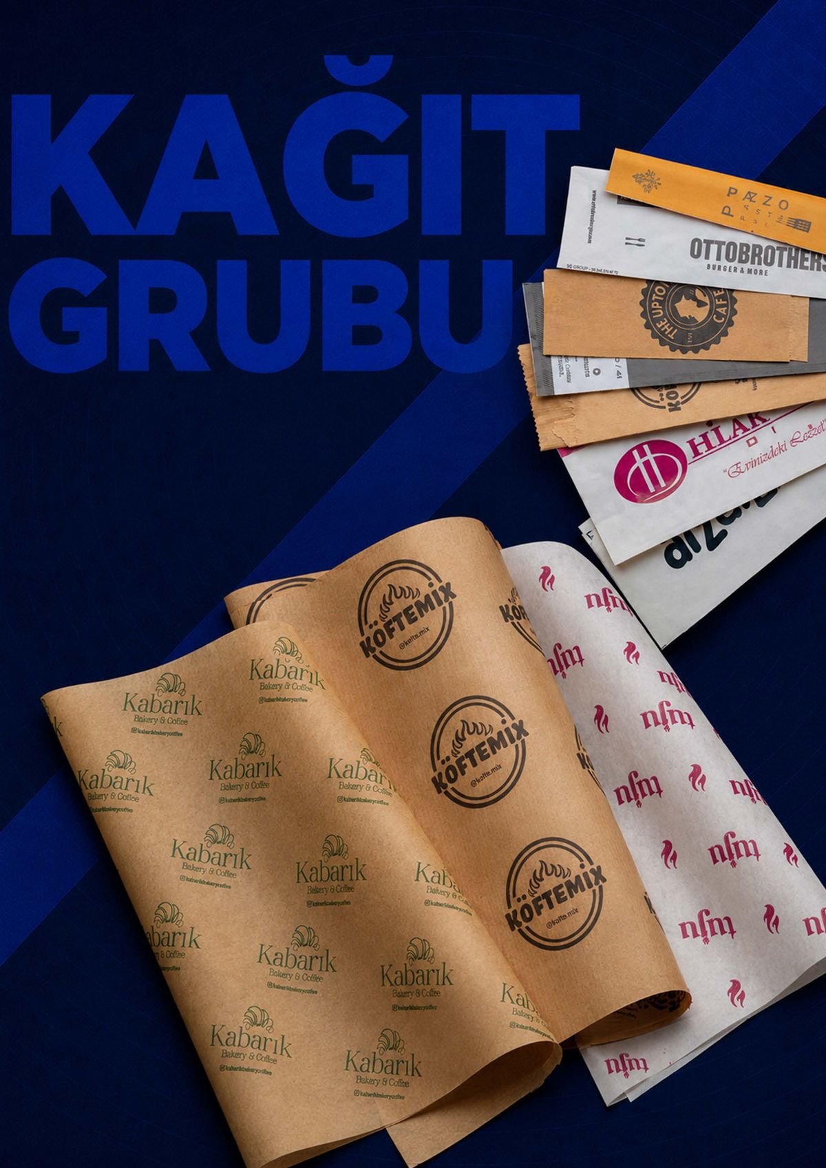 Markalı sarma kâğıtları